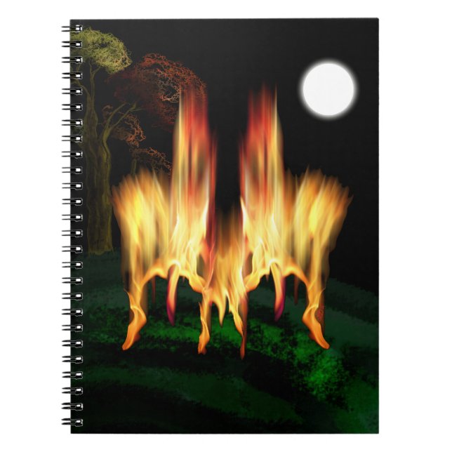 Caderno Espiral Fire Fly (Frente)