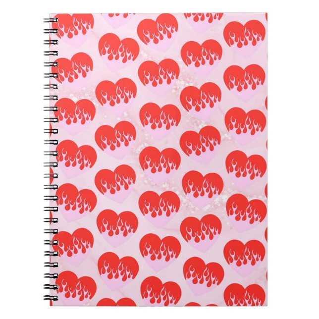 Caderno Espiral Fire Heart (Frente)