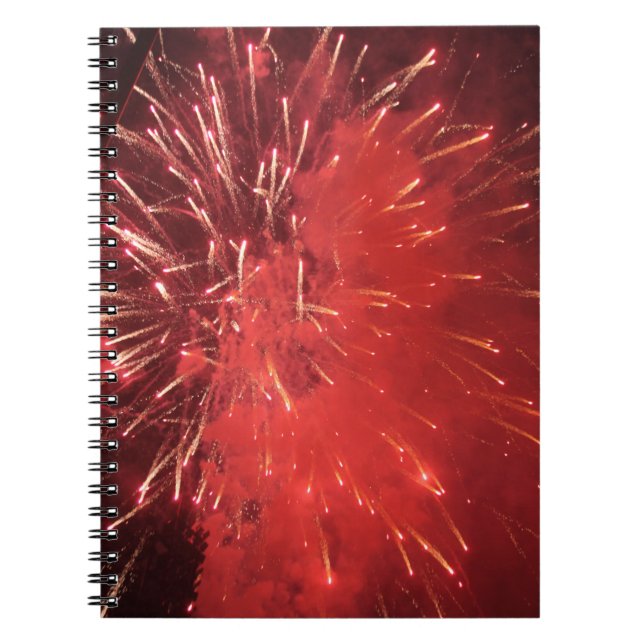 Caderno Espiral Fireworks (Frente)