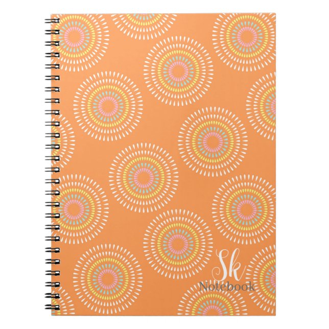 Caderno Espiral Fireworks Japonês Orange (Frente)