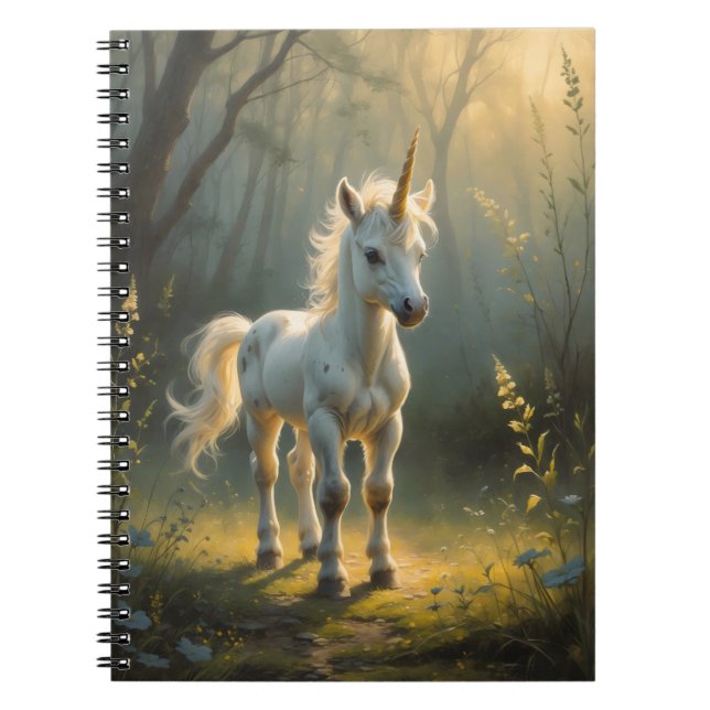 Caderno Espiral First Light Kin Unicorn Notebook (Frente)