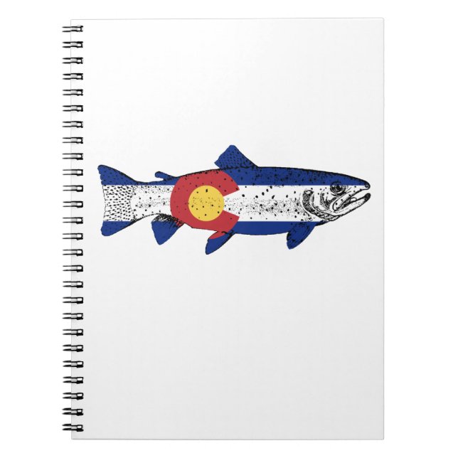 Caderno Espiral Fish Colorado (Frente)