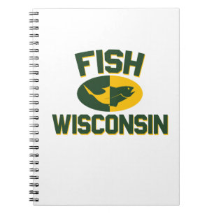 Caderno Espiral Fish Wisconsin