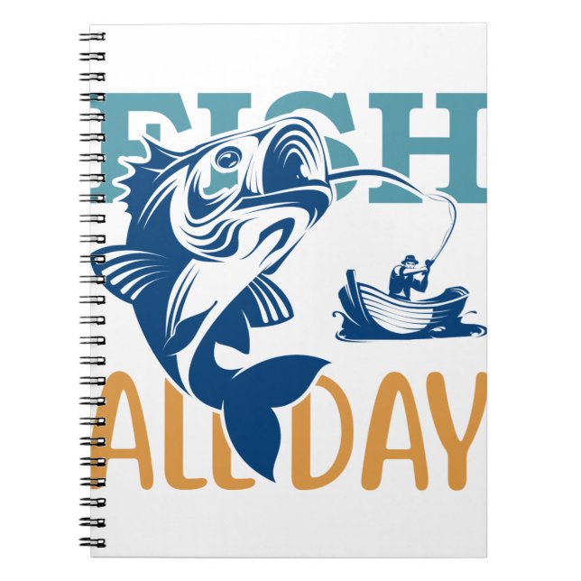 Caderno Espiral Fishing Tours (Frente)