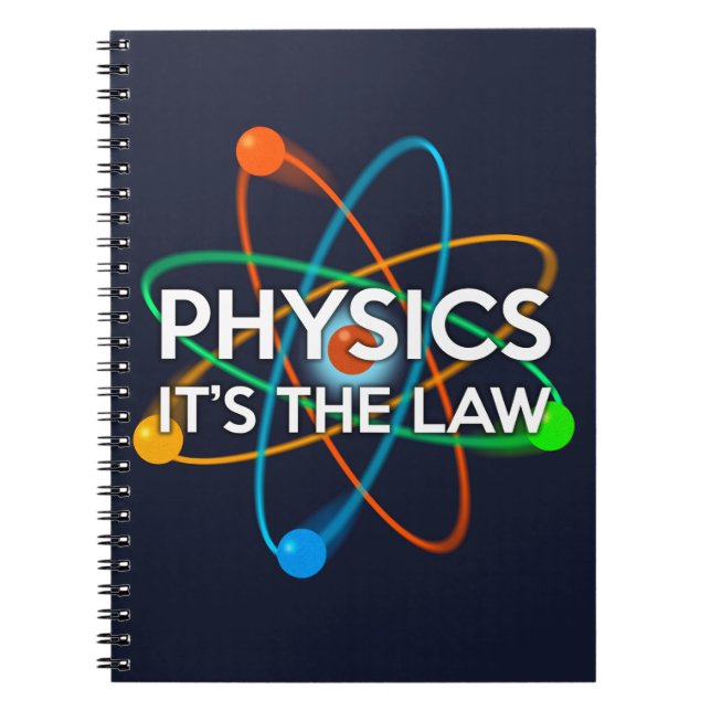 CADERNO ESPIRAL FÍSICA. É LEI (Frente)