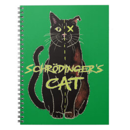 Caderno Espiral Física Gata de Schrodinger