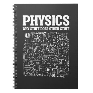 Caderno Espiral Físicos Engraçados Professor Aluno de Física Ci