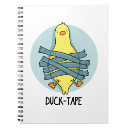 Caderno Espiral Fita adesiva Pato engraçado