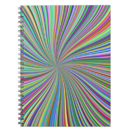 Caderno Espiral Fita Colorida Enérgica Sunburst