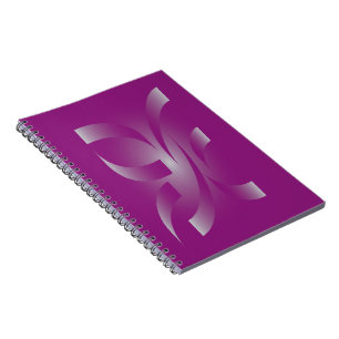 Caderno Espiral Fitas magentas