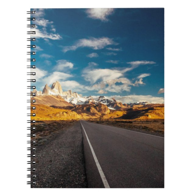 Caderno Espiral Fitz Roy na luz da manhã (Frente)