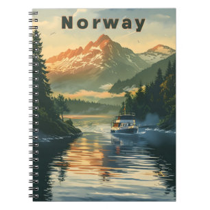 Caderno Espiral Fjord da Noruega