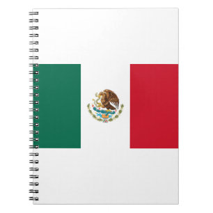 Caderno Espiral Flag of Mexico