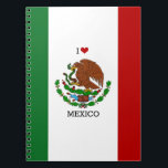 Caderno Espiral Flag of Mexico<br><div class="desc">Flag of Mexico</div>