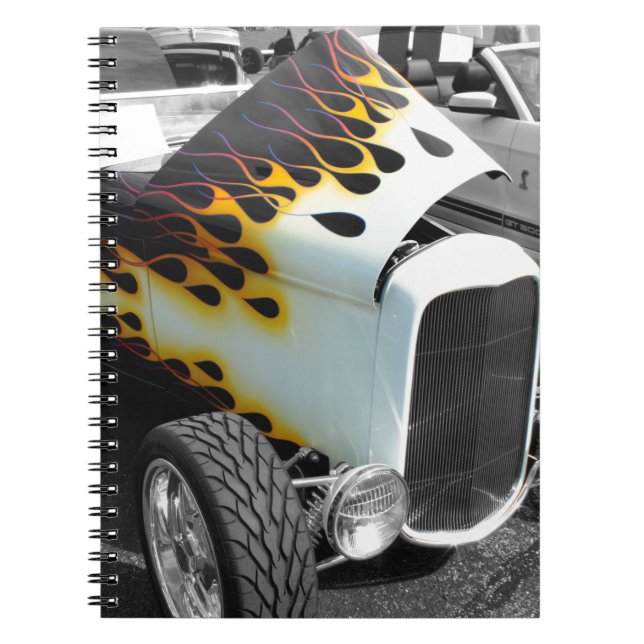 Caderno Espiral Flamin' Hot Rod (Frente)