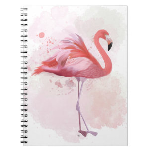 Caderno Espiral Flamingo