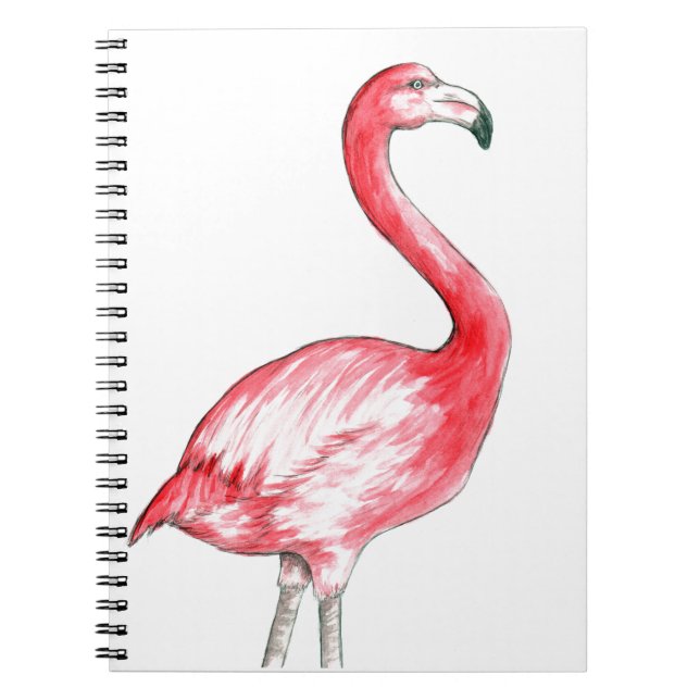 Caderno Espiral Flamingo Art (Frente)