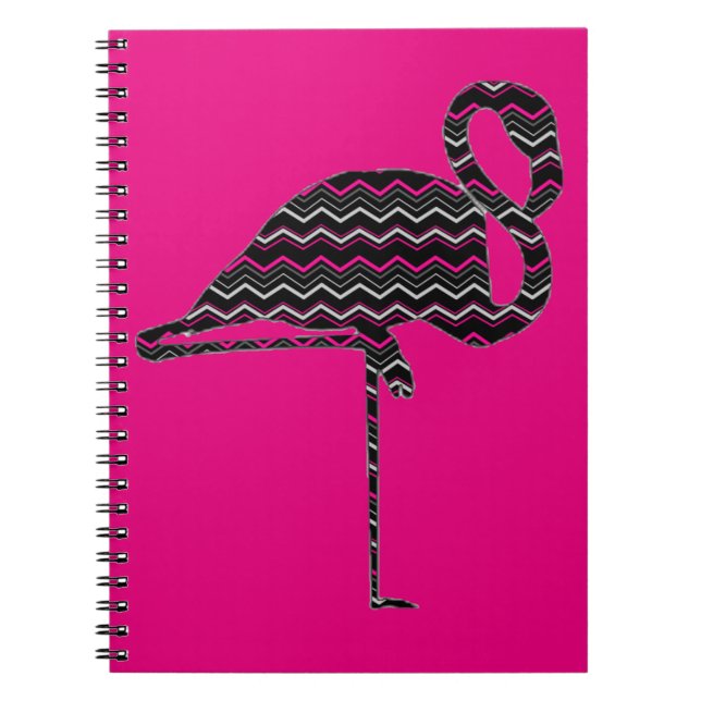 Caderno Espiral Flamingo Funky (Frente)