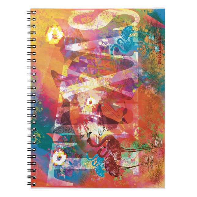 Caderno Espiral Flamingo Notepad (Frente)