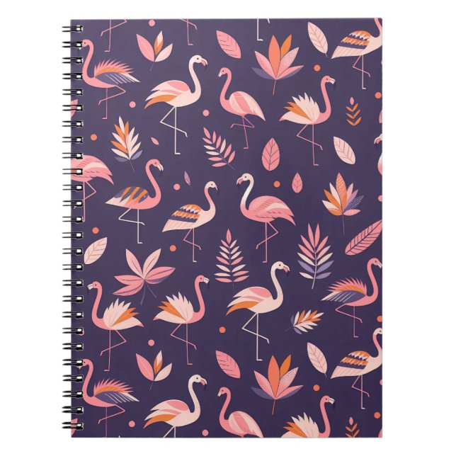 Caderno Espiral Flamingo Paradise (Frente)
