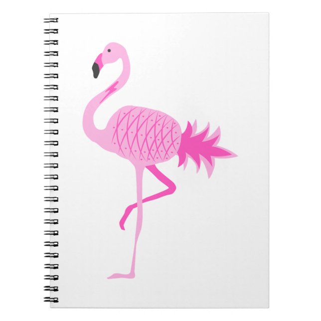 Caderno Espiral Flamingo Pineapple (Frente)