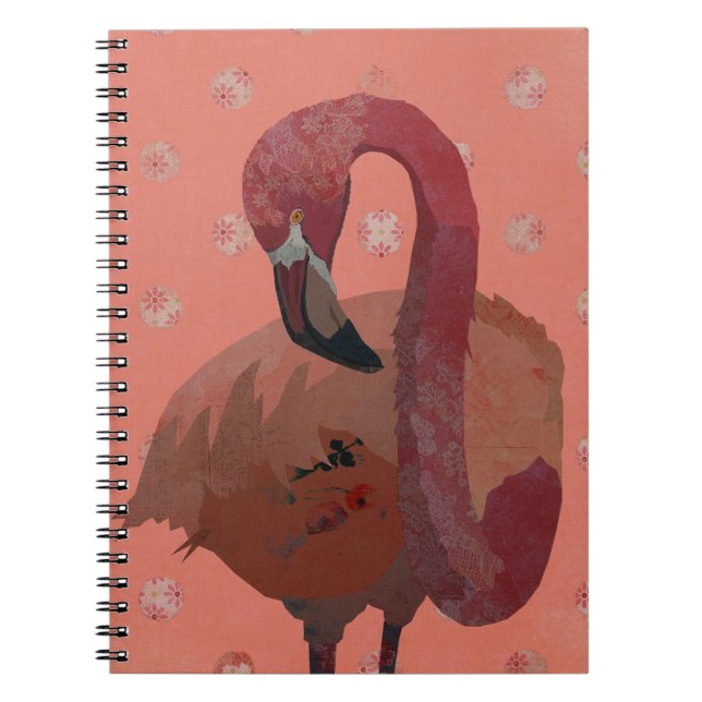 CADERNO ESPIRAL FLAMINGO ROSA (Frente)