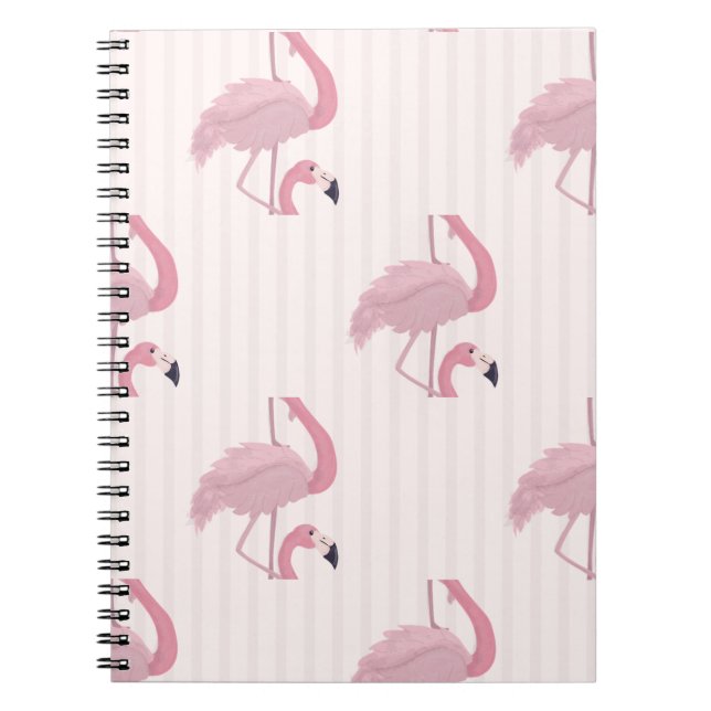 Caderno Espiral Flamingo Rosa-doce (Frente)