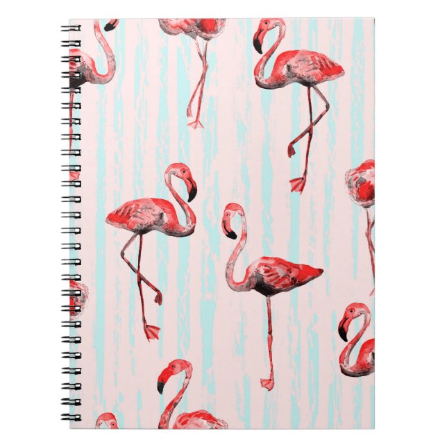 Caderno Espiral Flamingo sem soldadura (Frente)