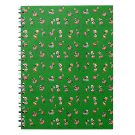 Caderno Espiral Flamingos