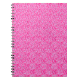 Caderno Espiral Flanela rosa