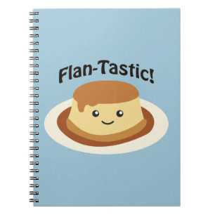 Caderno Espiral Flantástico! Flan bonito