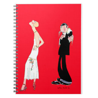 Caderno Espiral Flapper by John Held Jr