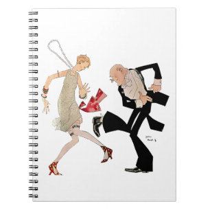 Caderno Espiral Flapper Dancing