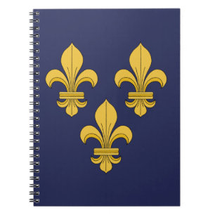 Caderno Espiral Fleur-de-lis