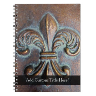 Caderno Espiral Fleur de Lis, com aparência avançada
