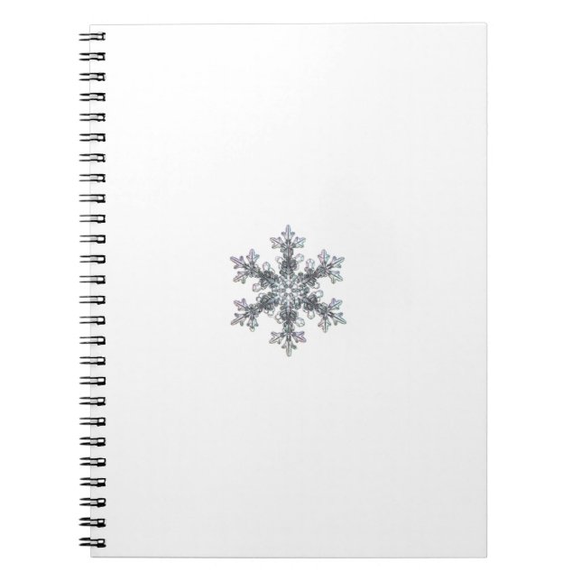 Caderno Espiral Floco de neve (Frente)