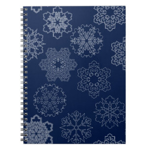 Caderno Espiral Floco de neve