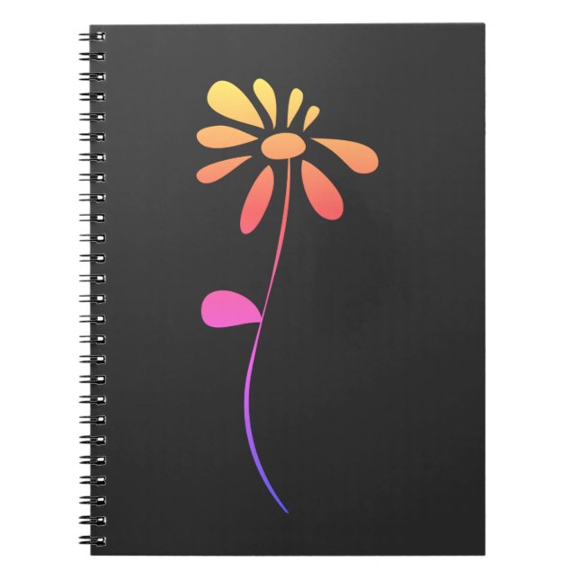 Caderno Espiral Flor (Frente)