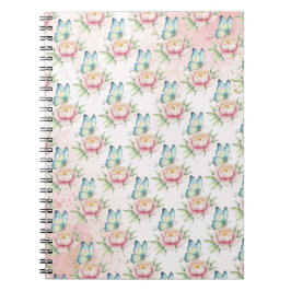 Caderno Espiral Flor