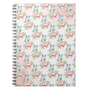 Caderno Espiral Flor