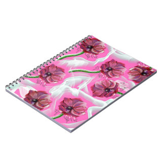 Caderno Espiral Flor