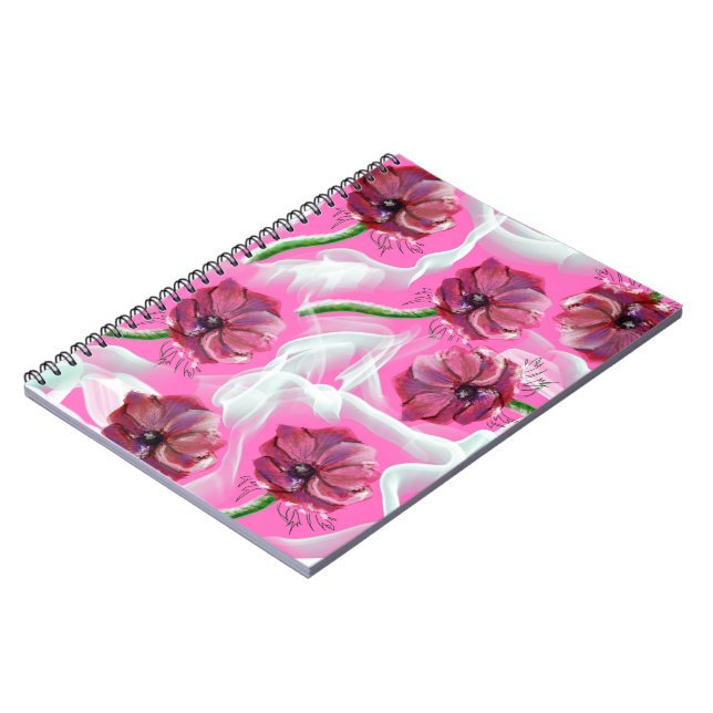 Caderno Espiral Flor (Left Side)