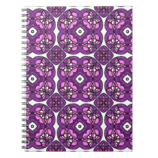 Caderno Espiral Flor Árabe