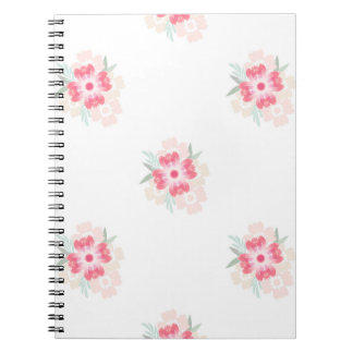 Caderno Espiral "Flor Azul"