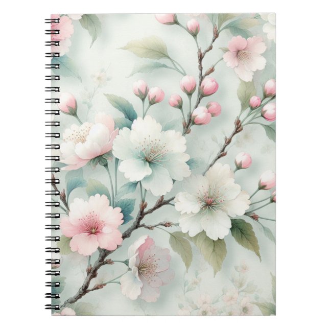 Caderno Espiral Flor de Cerejeira (Frente)