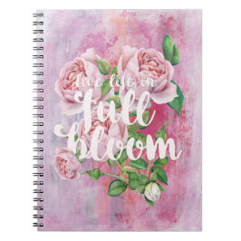 Caderno Espiral Flor De Flor De Verão Que É Belo