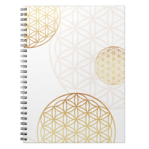 Caderno Espiral Flor de ouro vivo