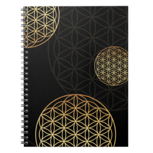 Caderno Espiral Flor de ouro vivo