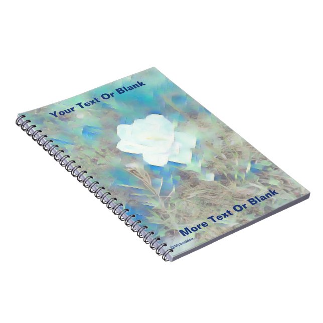 Caderno Espiral Flor de Pastel (Lado Direito)