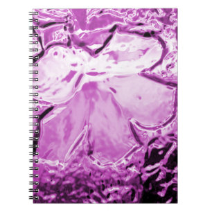 Caderno Espiral Flor de Vidro Puro